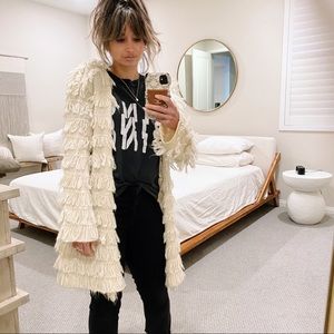 Somedays Lovin Beige Shaggy Jacket